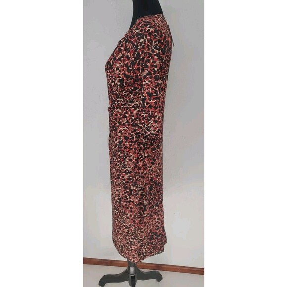 Muted Neutrals Cotton Midi Bodycon Pencil Dress NWT | Peruvian Connection M - Picture 6 of 10